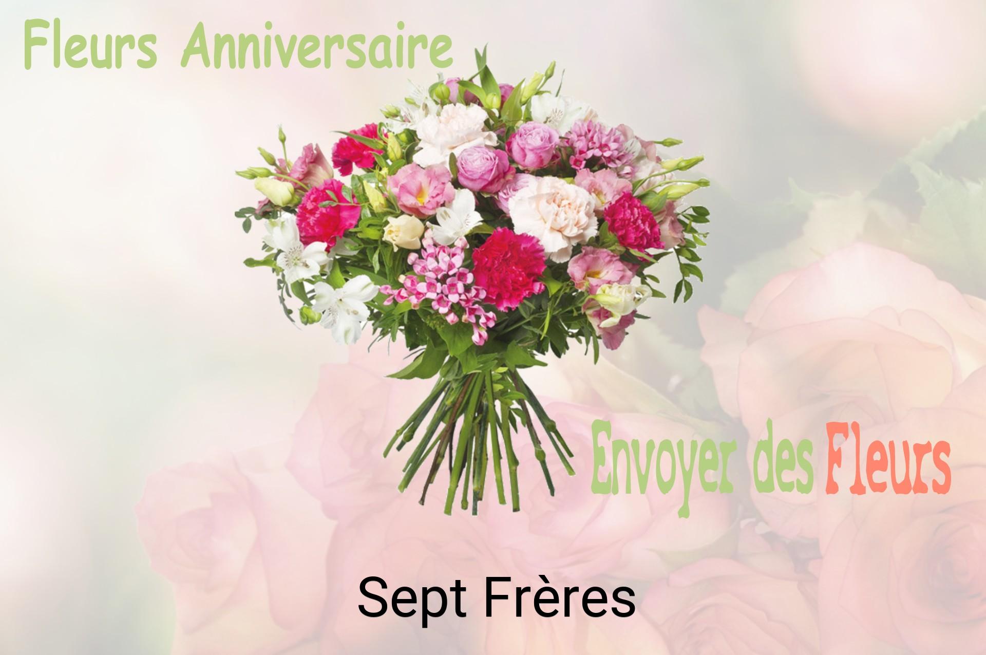 Bouquet de fleurs d’anniversaire livré à Sept-Frères
