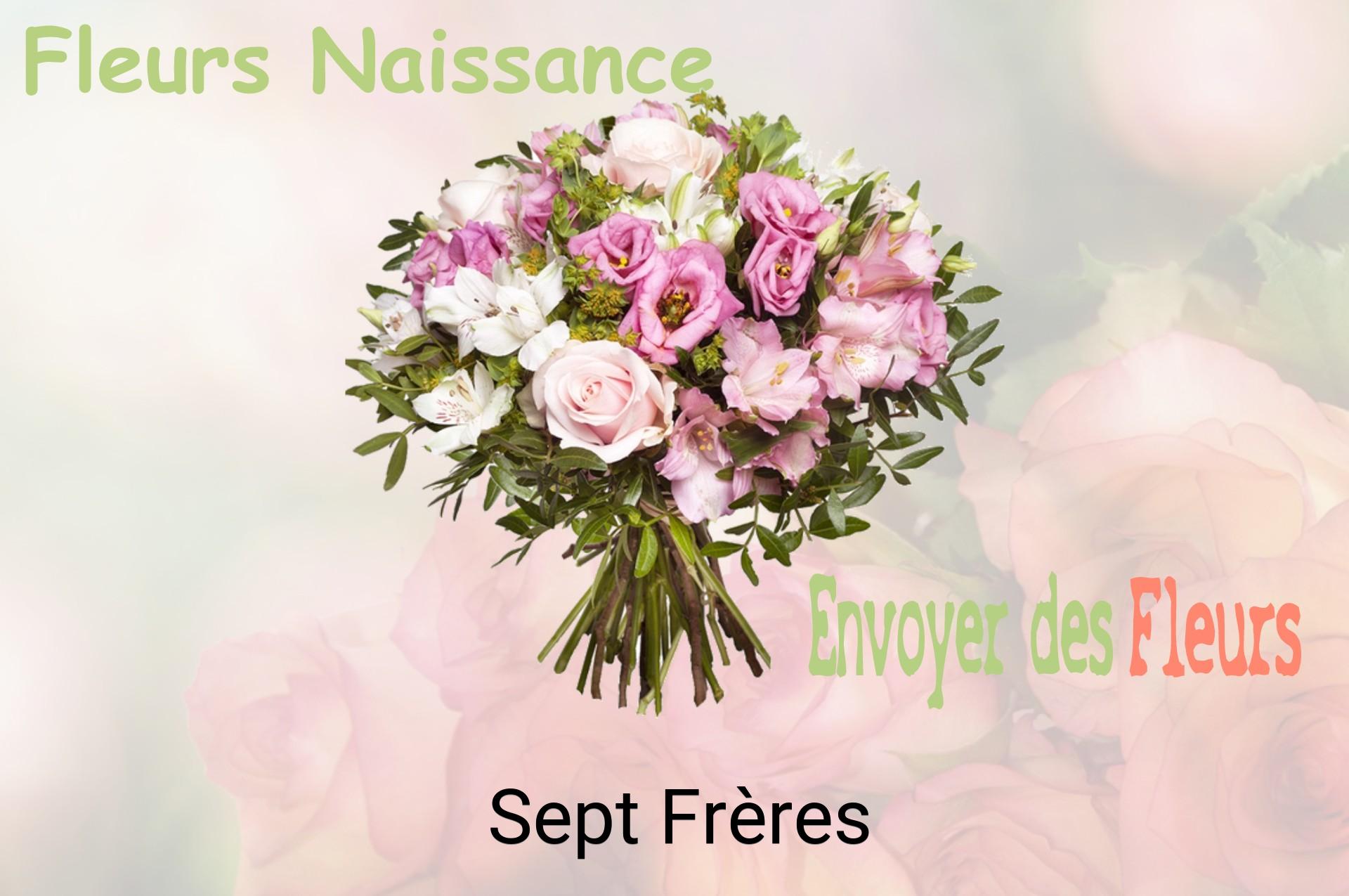 Bouquet de fleurs de naissance livré à Sept-Frères