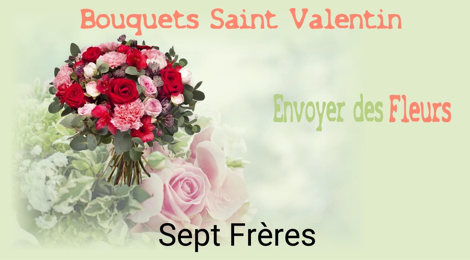 Roses de Saint-Valentin livrées à Sept-Frères